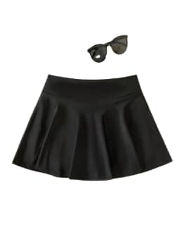 SKIRT Women's Solid Shorts – Modern Short Cut | Attractive and Comfortable Design for Home and Special Times 7734