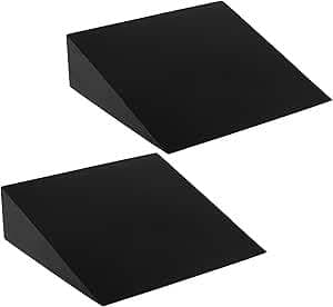 Medical Foam Pillow for Neck Support and GERD Relief – Improve Sleep Posture & Relaxation – Ergonomic Design Enhances Night Rest – Suitable for Home Use – Black