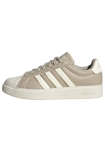 adidas womens STREETTALK SHOES | Casual Shoes, Court-Inspired, Shell-Toe, Standard Fit, Lace Closure, For Everyday Wear