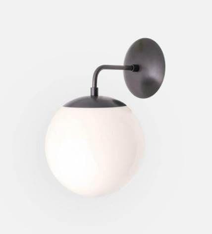 Generic Abalek 1 Bulb Without Bulbs 25x20x25cm Black