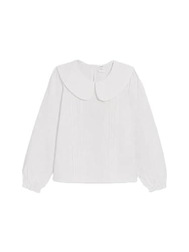 LC WAIKIKI Peter Pan Collar Pin tuck Detailed Girls' Blouse Shirt