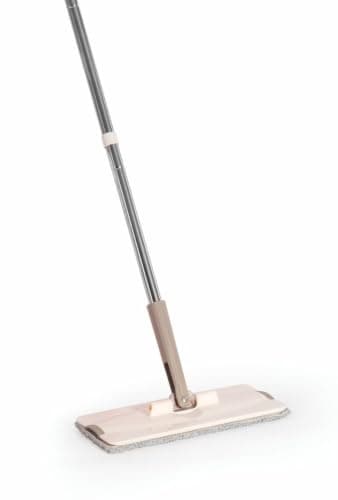 Multi Color Microfiber Spin Mop Reusable Floor Mop Suitable For All Floor Types - Crescent And Silver