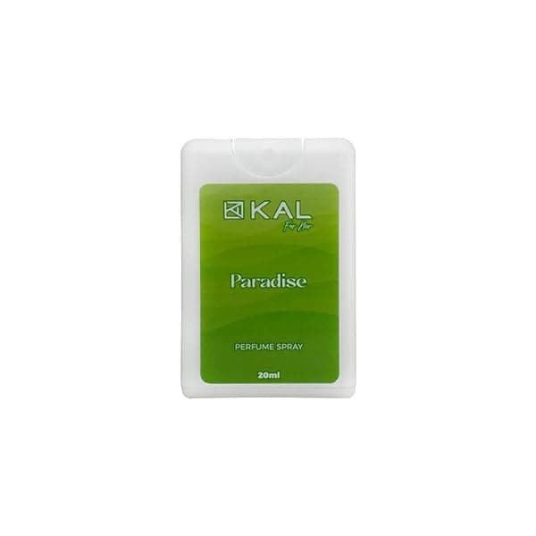 Kaline Perfume spray bottle Paradise With Vanilla Scent, 20 ml - white green Personal fragrance