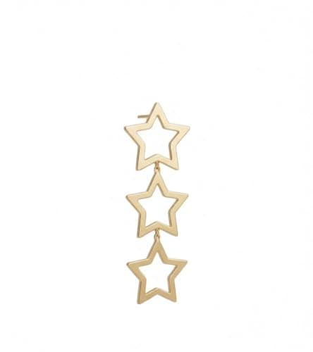 Stainless Steel Star Earrings Simple Elegant Jewelry for Women Girls