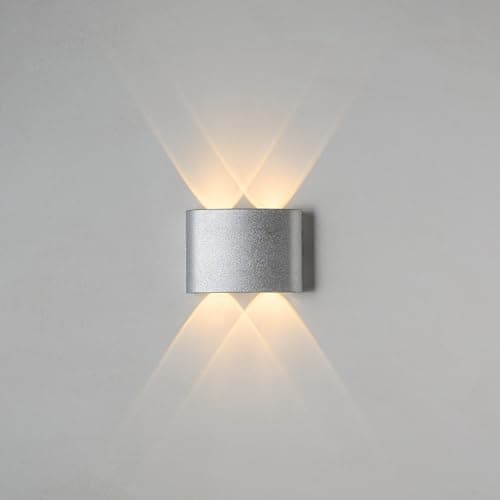 El Rawda Modern Up & Down Wall Sconce, Elegant Indoor LED Wall Light for Living Room & Bedroom Light fixture