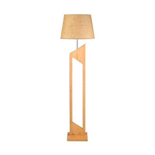 El Rawda Wooden Floor Lamp, Elegant Decorative Standing Light with Unique Timeless Design