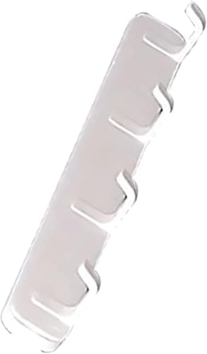 Extendable Sliding Hanger with 4 Hooks Drill-Free Wall Mount Organizer