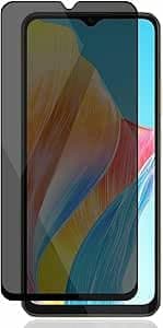Privacy Screen Protector for Oppo A38 [Anti-Spy] [Anti-Scratch] Tempered Glass Screen Protector Film [Ultra HD] [Bubble Free] [Easy Installation] [End to End] No Fingerprint Support