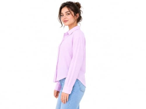CAESAR Womens Women's collared button-down shirt Women's collared button-down shirt Outerwear