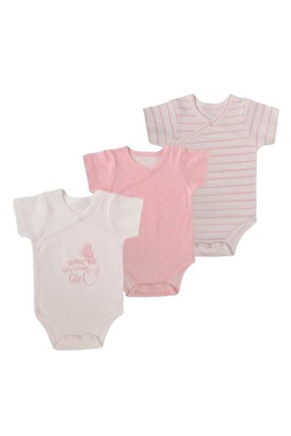 junior Unisex Short Sleeves Printed Kimono - 5305 Baby & Toddler Underwear Set (pack of 3) Leotard