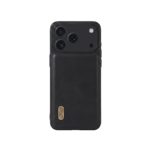 Leather Case For Luxury Faux Leather Protective Case For Stylish (Compatible With iPhone 17 Pro Max/iphone 18 Pro Max) Design Protection Anti Fingerprint Protection Case Made Of Classic (Black) Cellular phone case