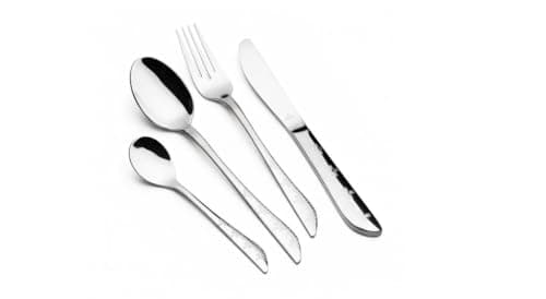 ARSHIA 3466 26-Piece New Standard Stainless Steel Cutlery Set with Premium Mirror Finish, Durable Rust-Resistant Construction, Stylish Flatware for Home and Entertaining