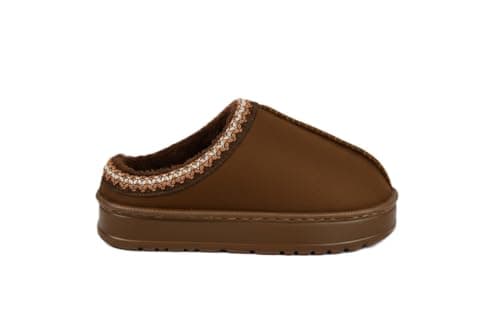 Project Z Z-UGGZ Women's Winter Clogs – Soft Fabric Face & Thick Fur Lined – Ultra Flexible & Lightweight EVA Sole – Comfortable Home & Outdoor Medical Shoes Size (36-41) Slipper