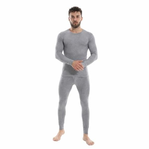 Cottonil Mens Cottonil Interlock thermal (Inner fluff) set for men thermal set (pack of 2)