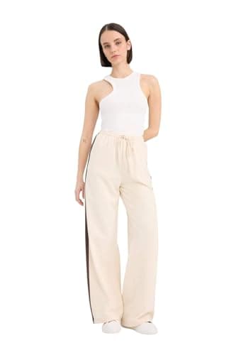 DeFacto Womens Coool Wide Leg Woven Bottom Trousers Trousers (pack of 1) Pants