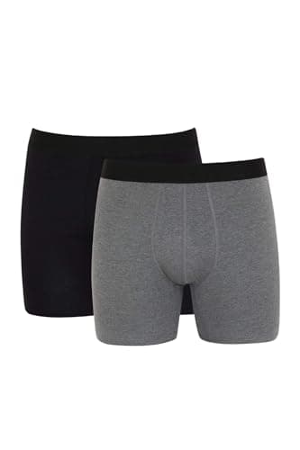 DeFacto Mens Casual Extra Long Fit Underwear Knitted Boxer Boxer (pack of 1) Underpants