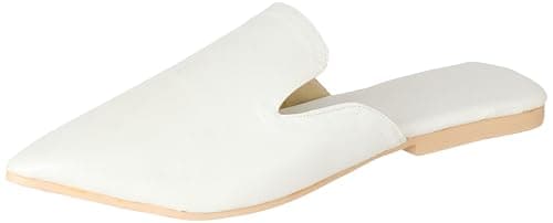 OX womens OX-W-51-White/Red Slipper Shoes