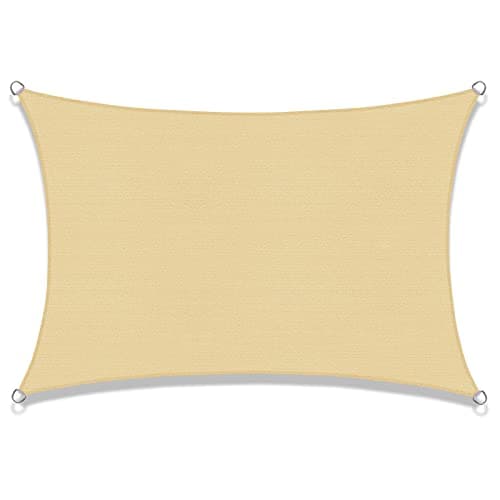 SUNNY GUARD Rectangular Sun Sail, 2.5 x 3 m, Sun Protection, Breathable, HDPE UV Protection for Balcony, Patio, Garden, Sand Shade sail