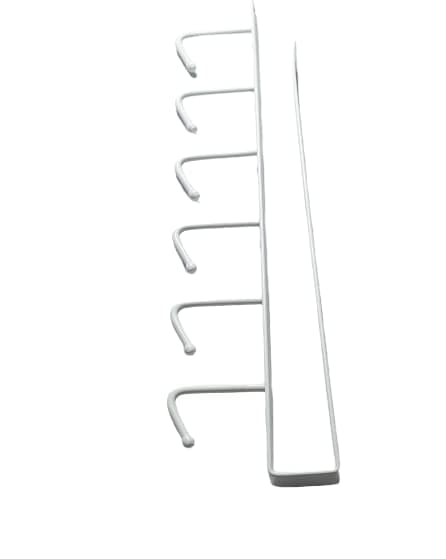 Kitchen Cabinet Cup Holder Bottom Rack Holder with 6 Stands (Iron) Storage hook