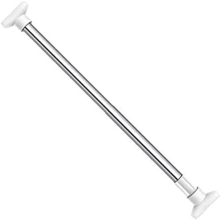 Extendable and Shortened Curtain Pipe - Hanging Curtain and Laundry Spreading Without Drilling Walls Multi Use W 70cm to 120cm Hanging rod