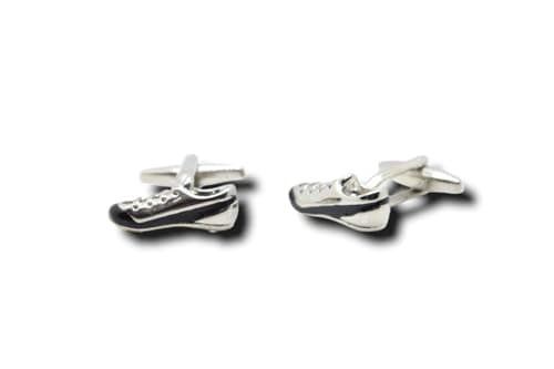 Marco Capelli Stainless Steel Cufflinks For Men Soccer Shoes Cuff link