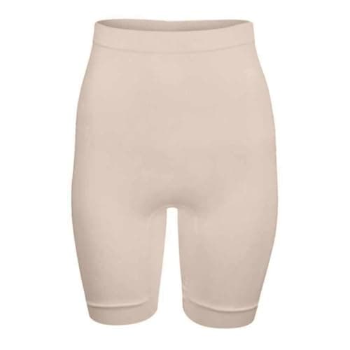 Silvy women's corset short-1 thigh shapewear, beige, 3xl