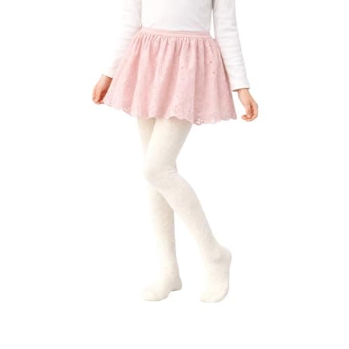 Girls Soft Cotton Tights Long Leg Dress Skirts 2-10 Years