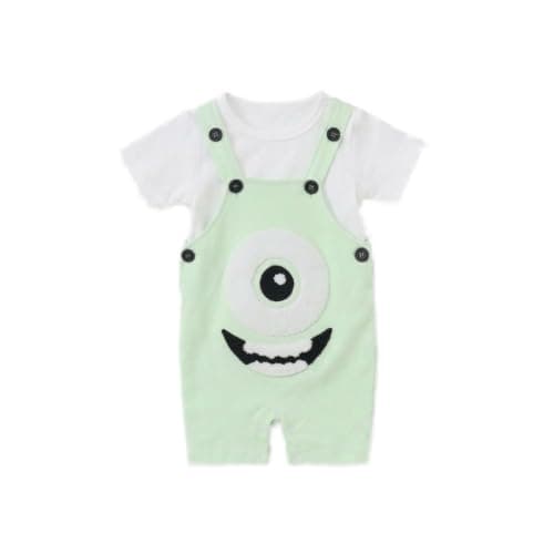 Bebic Dungaree Romper + T-shirt Set for Baby Boys - Baby dungaree romper set