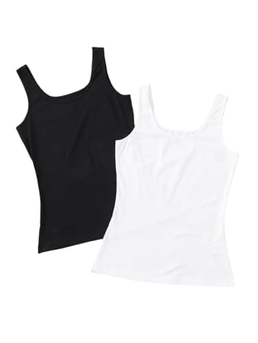 Mesery Set Of (2) Comfortable Scoop Neck Undershirt Shirt