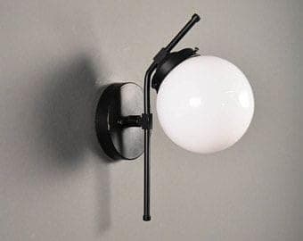 Generic Abalek 1 Bulb Without Bulbs 25x15x25cm Black Edg_119