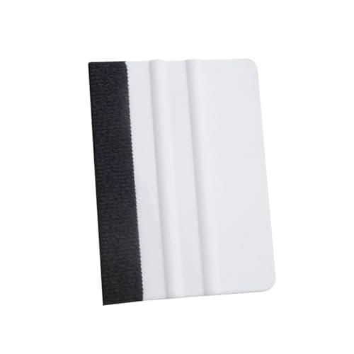 Car Vinyl Fiber Edge Squeegee Window Scraper with Felt Edge for Stickers and Films (1 Piece, 10cm) - sa car