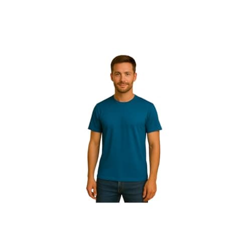 Men's and Women's Basic T-Shirt Half Sleeve - Suitable for everyday wear - Plain T-Shirt - 95% Cotton and 5% Elastic