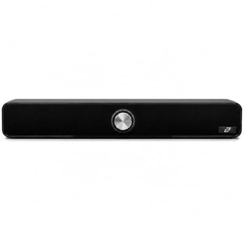 Bluetooth Speaker, Portable Wireless Audio Player with USB Port, Memory Card Reader, Micro USB Charging, 2.0-Channel Tabletop Sound System, Z230, Black