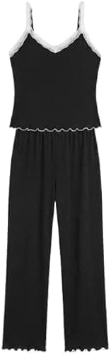 طقم بيجامة نسائي – خامة ناعمة ومريحة - مناسب للاستخدام اليومي داخل المنزل (كود 7513) Pajamas