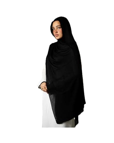 Mila Basic Cotton Modal Scarf - Classy Gift for Special Occassions - Luxurious Elegant Soft Fabric - Versatile Style and Ideal Accessory - Women's Hijab - Size (75x200) cm - طرحة قطن مودال - حجاب Apparel head neck covering