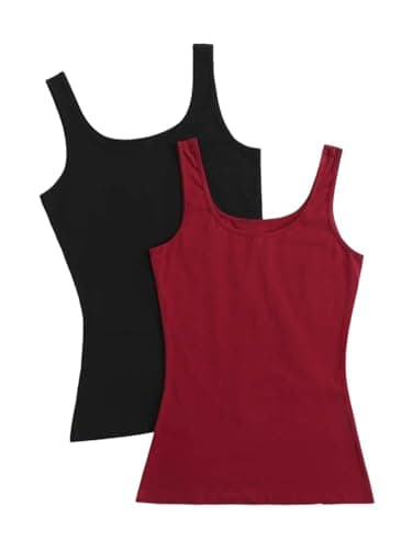 Mesery Set Of 2 Comfortable Scoop Neck Undershirt Shirt