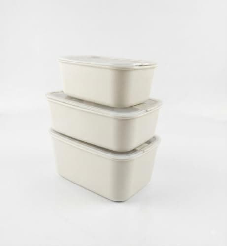 3-Piece Airtight Storage Container Set 750ml-1500ml.