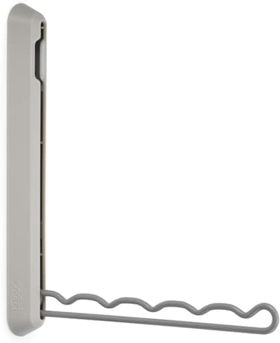 Foldable Heavy Duty Wall Clothes Hanger with Multiple Slots Strong Fixed Arm Organizer for Balcony Bathroom Closet and Laundry Room