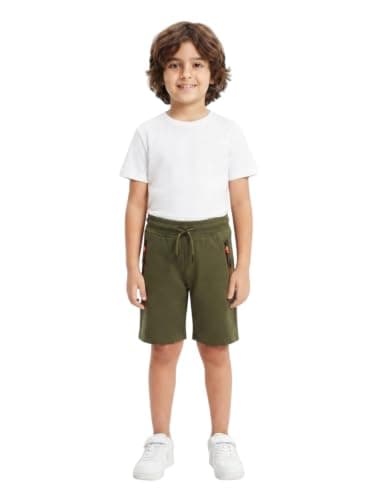 Red Circle Unisex Kids Shorts with pocket and zipper Shorts with pocket and zipper