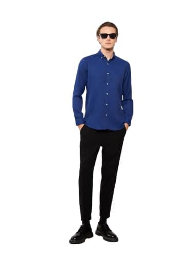LC WAIKIKI Man Slim Fit Men's Trousers with Tie Waist Detail