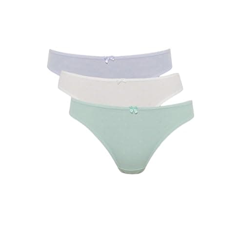 DeFacto Womens Casual Brazillian Underwear Package Slip Slip (pack of 1) Underpants