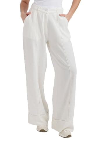 Carina Contrast-Stitch Pants