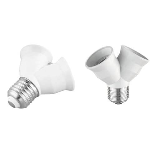 Generic E27 Bulb Base Adapter to 2 E27 Bulb Input Y Socket Holder (1pcs) Lamp