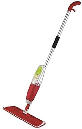 MEDIGO Multifunctional Microfiber Stainless Steel Sanitary Mop with Removable Washable Pad and Built-in Water Spray Mechanism, Floor Cleaning Mop, Spray Mop