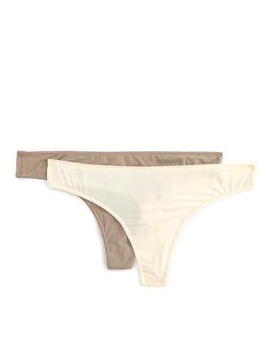 KOTON Womens 2 Pack String Panties Base Layer Bottom (pack of 2) Underpants