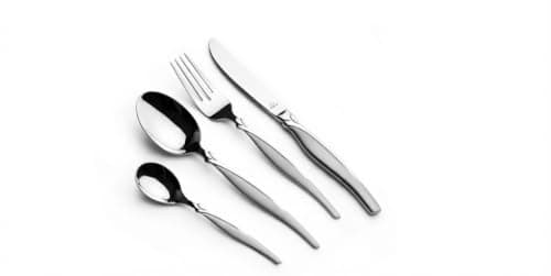 ARSHIA 3462 26-Piece New Standard Stainless Steel Cutlery Set with Premium Mirror Polish Finish, Durable Rust-Resistant Construction, Elegant Dining Set for Home and Entertaining Flatware