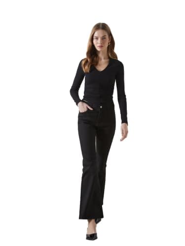 LC WAIKIKI Woman Mars Flare Women's Jeans Pants