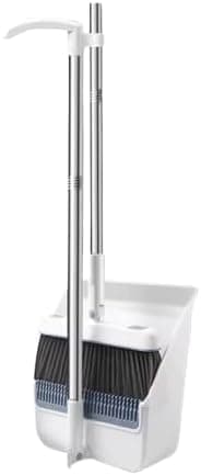 Professional Cleaning Brush Set of 3 Assorted Pieces with Built-in Dustpan - Modern and Practical Design for Cleaning Corners and Places - pi
