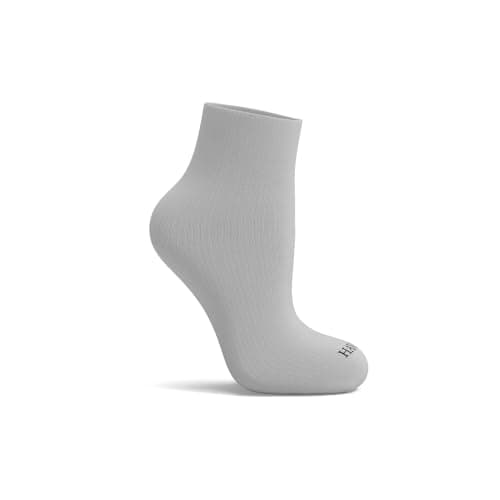 Havana Socks plain Grey Quarter Socks HAVANA-GH50 | Quarter Length, Cotton Blend, Breathable, Comfortable