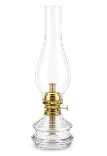 Vintage Vintage Glass and Metal Jazz Lamp - Kerosene Hand Lamp Warm Light - Rustic Decor for Homes, Gardens, Camping, Emergency Fuel lamp